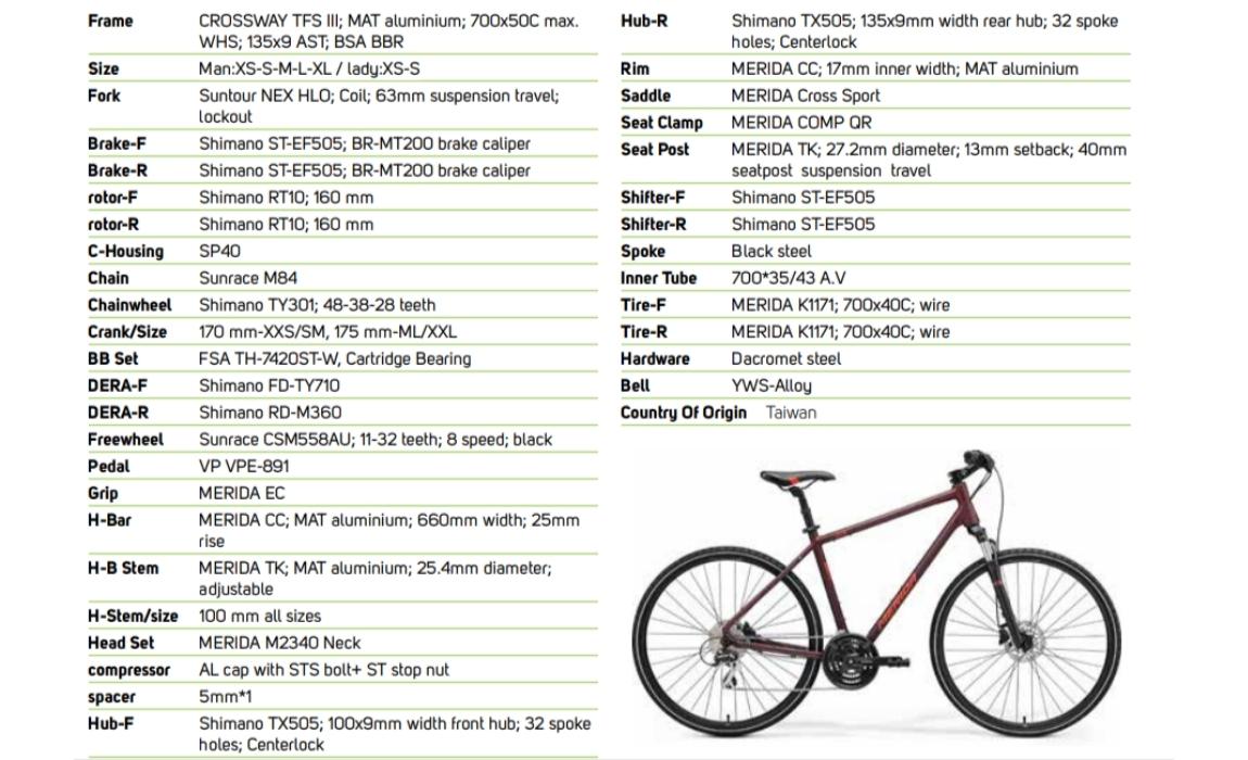 Merida best sale crossway hybrid