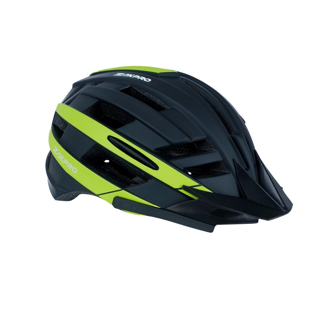 Zakpro MTB Inmold Cycling Helmet – Uphill series (Black) - Ridersinc